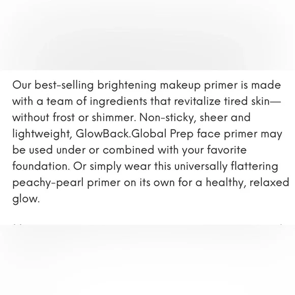NIB FLYTE.70 GlowBack Global Prep Brightening Primer 30ml NEW - Picture 5 of 7